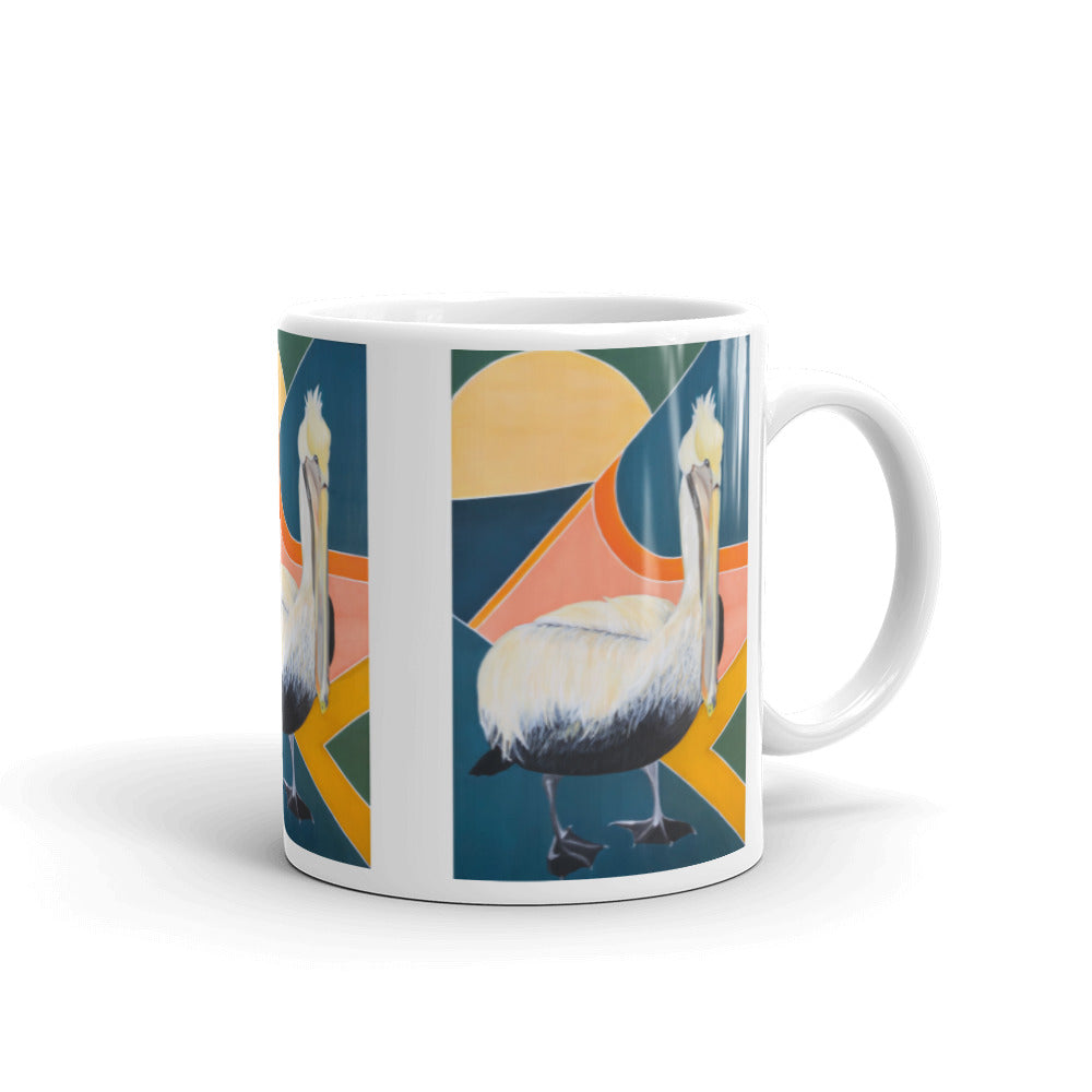 Pelican coffee mug